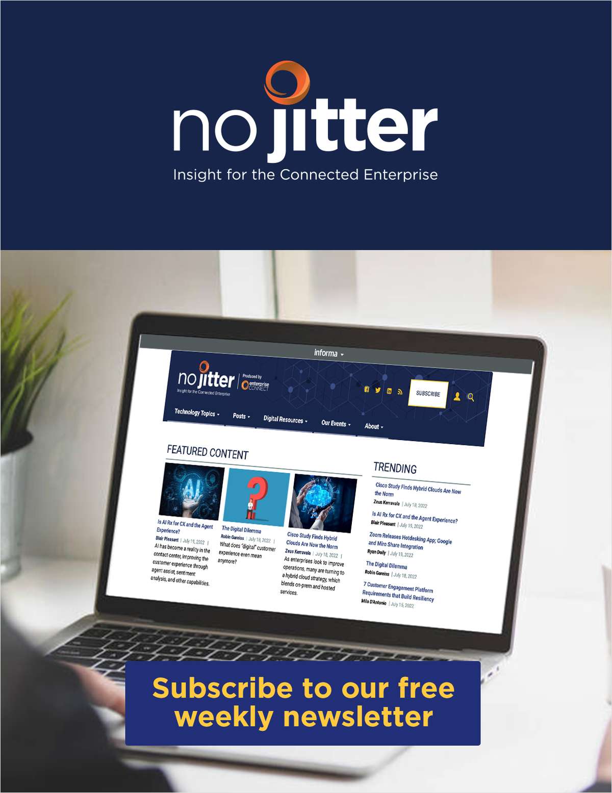 No Jitter Weekly Newsletter