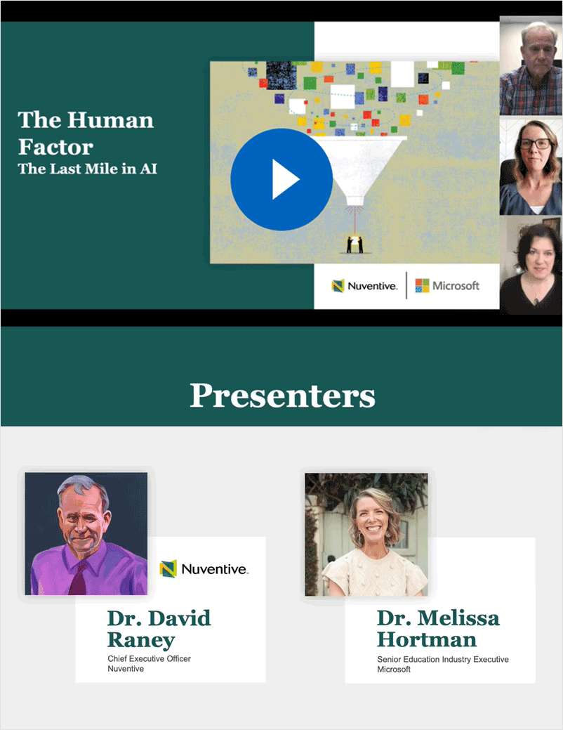 The Human Factor - Closing the Last Mile for AI in EDU