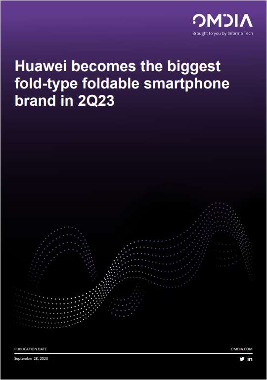 Huawei becomes the biggest fold-type foldable smartphone brand in 2Q23