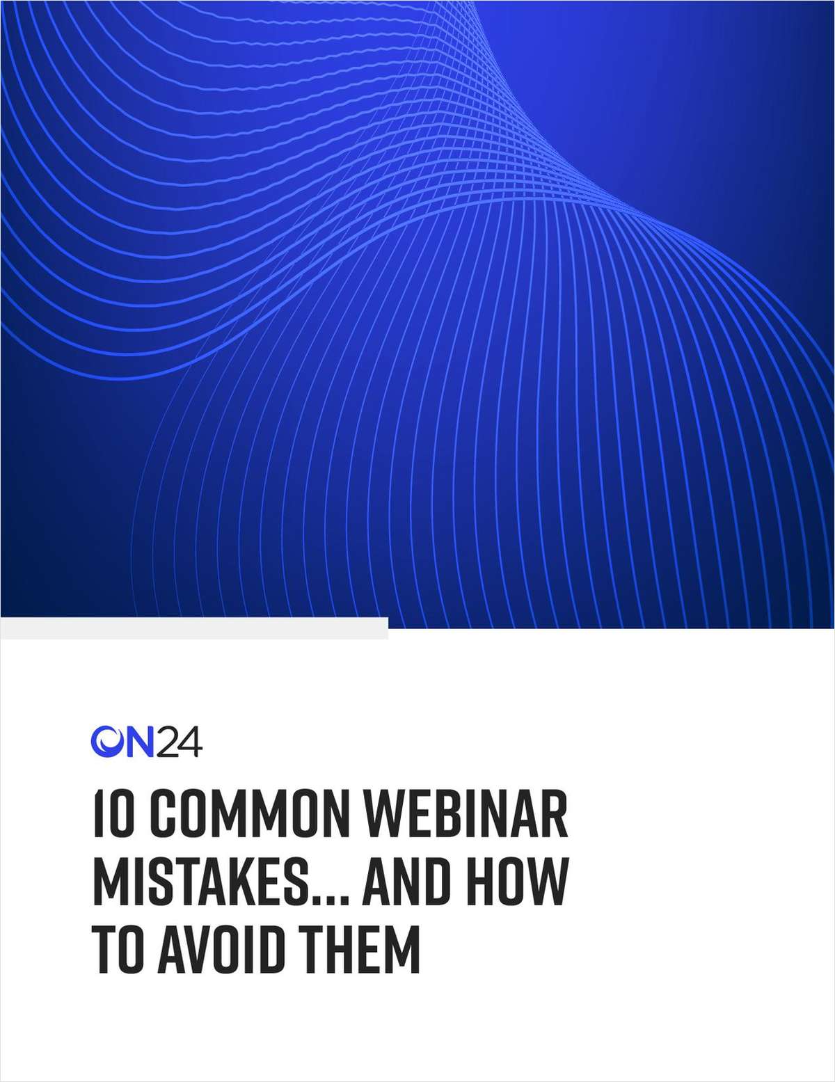 10 Common Webinar Mistakes and How to Avoid Them