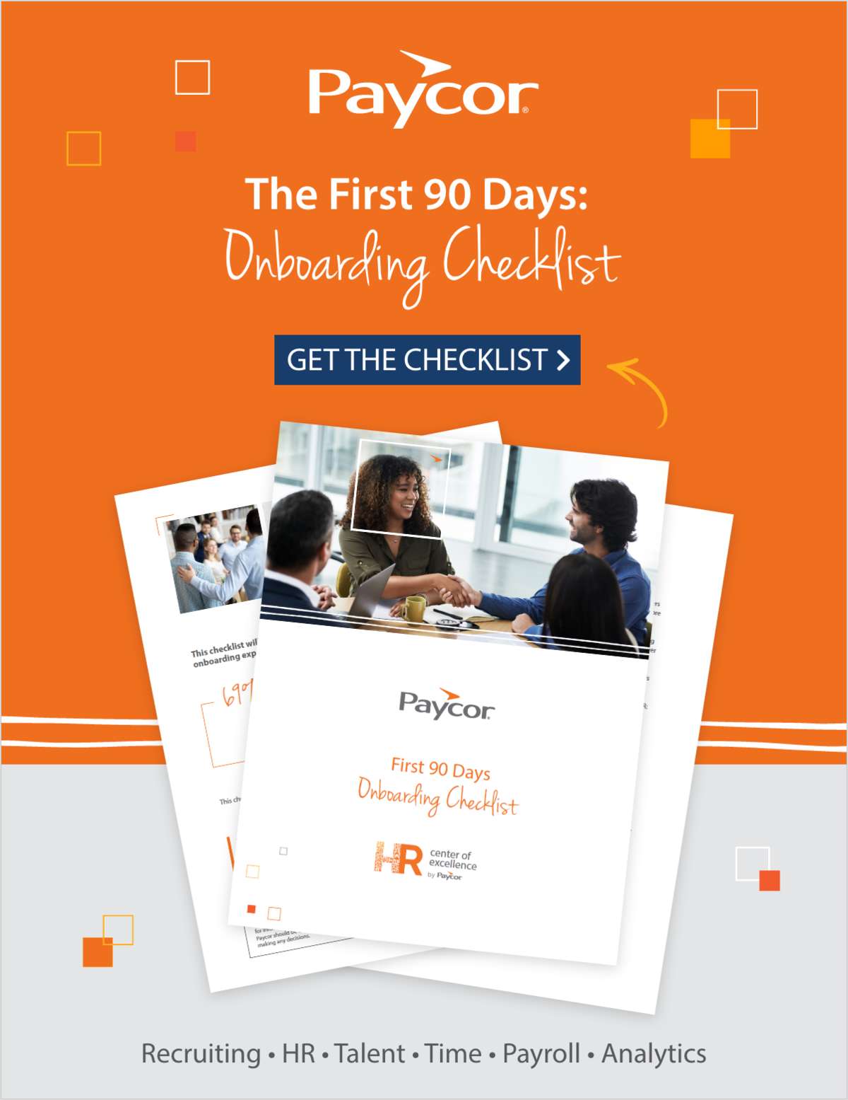 The First 90 Days: Engagement Checklist, Free Paycor, Inc. Checklist