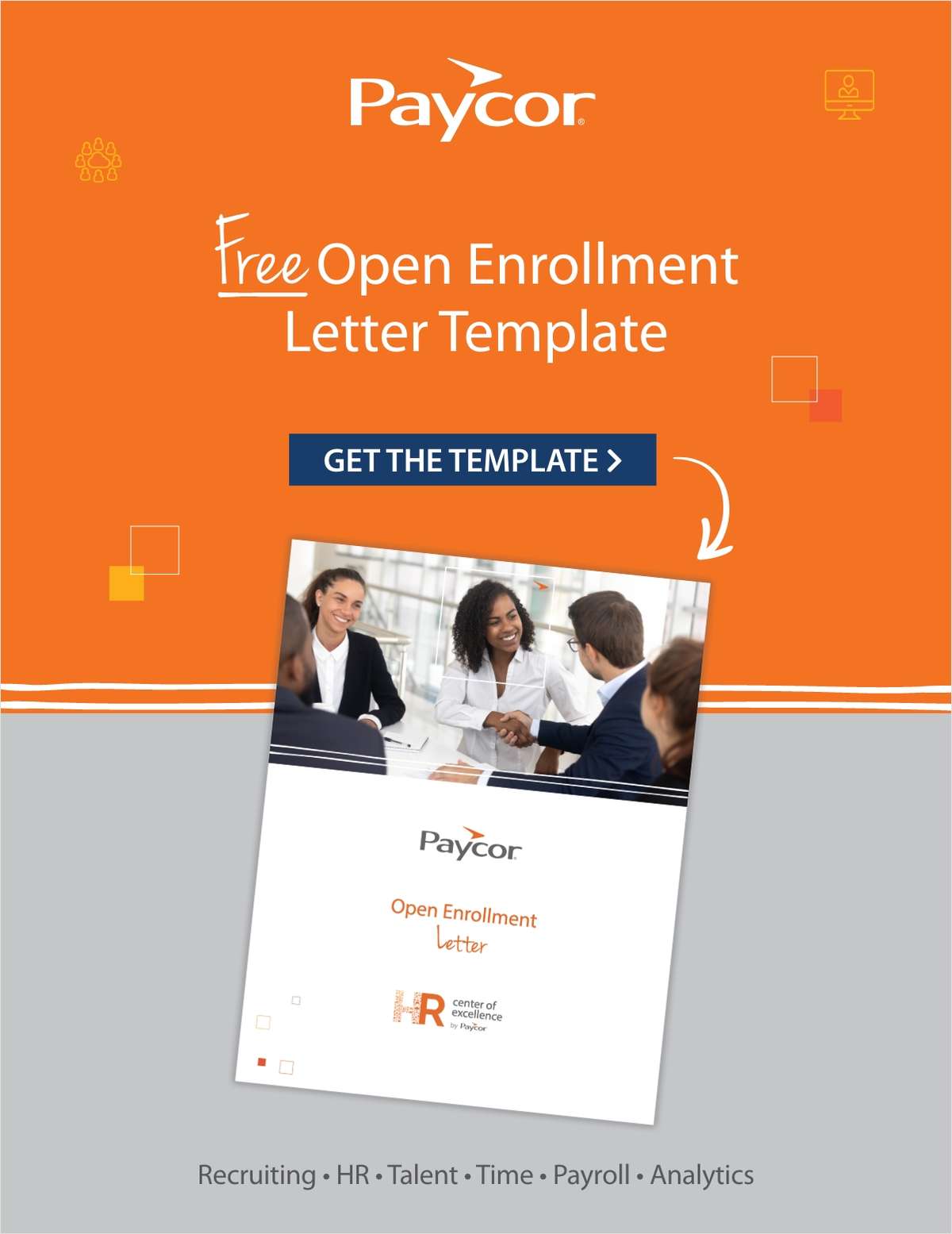 Employee Open Enrollment Letter Template, Free Paycor, Inc. Template