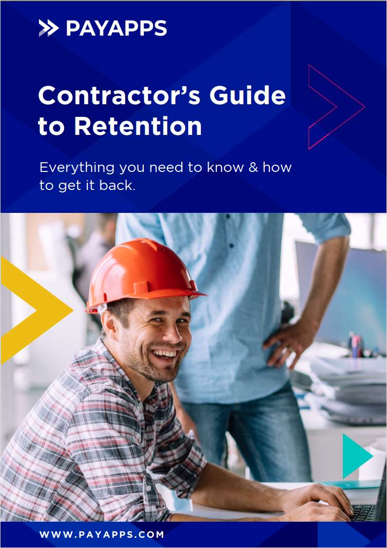Contractor's Guide to Construction Retention, Free Payapps Guide