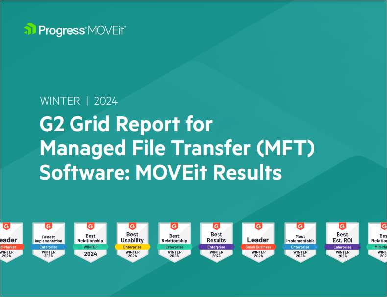 G2 Report for Managed File Transfer (MFT) Software
