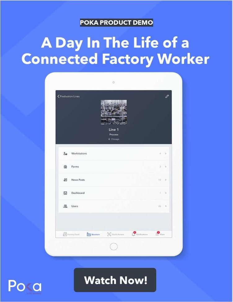 Poka Product Demo: A Day in the Life of a Connected Factory Worker