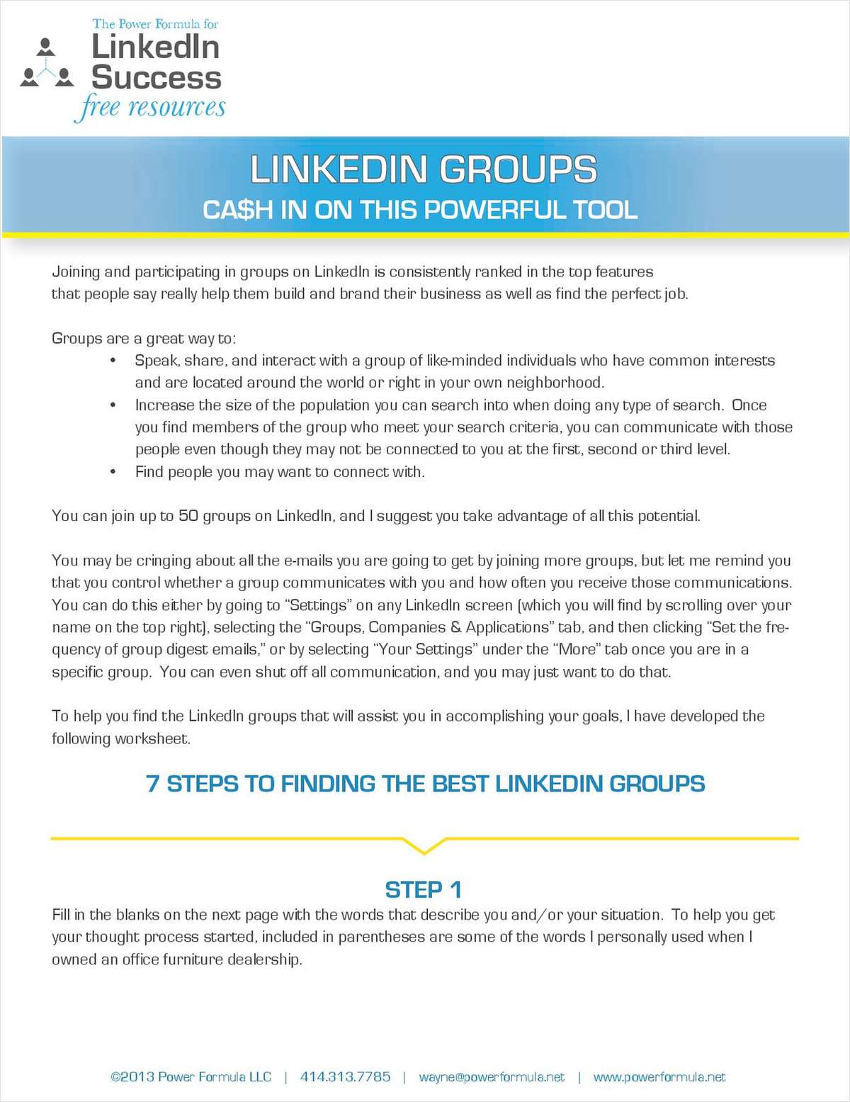 LinkedIn Groups: Cash in on this powerful tool