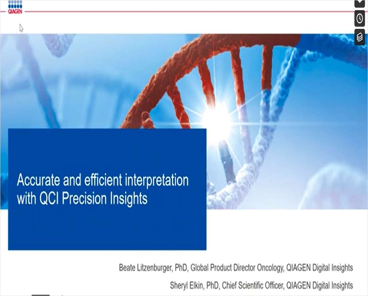 Accurate and Efficient Interpretation With QCI Precision Insights