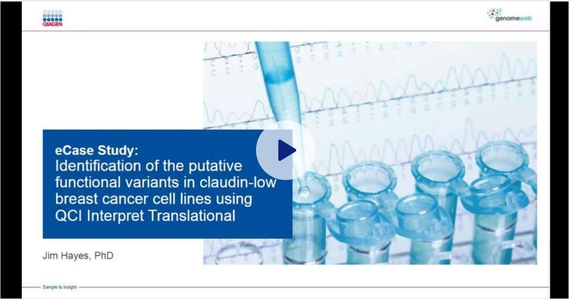 Identification of Putative Functional Variants in Claudin-Low Breast Cancer Cell Lines