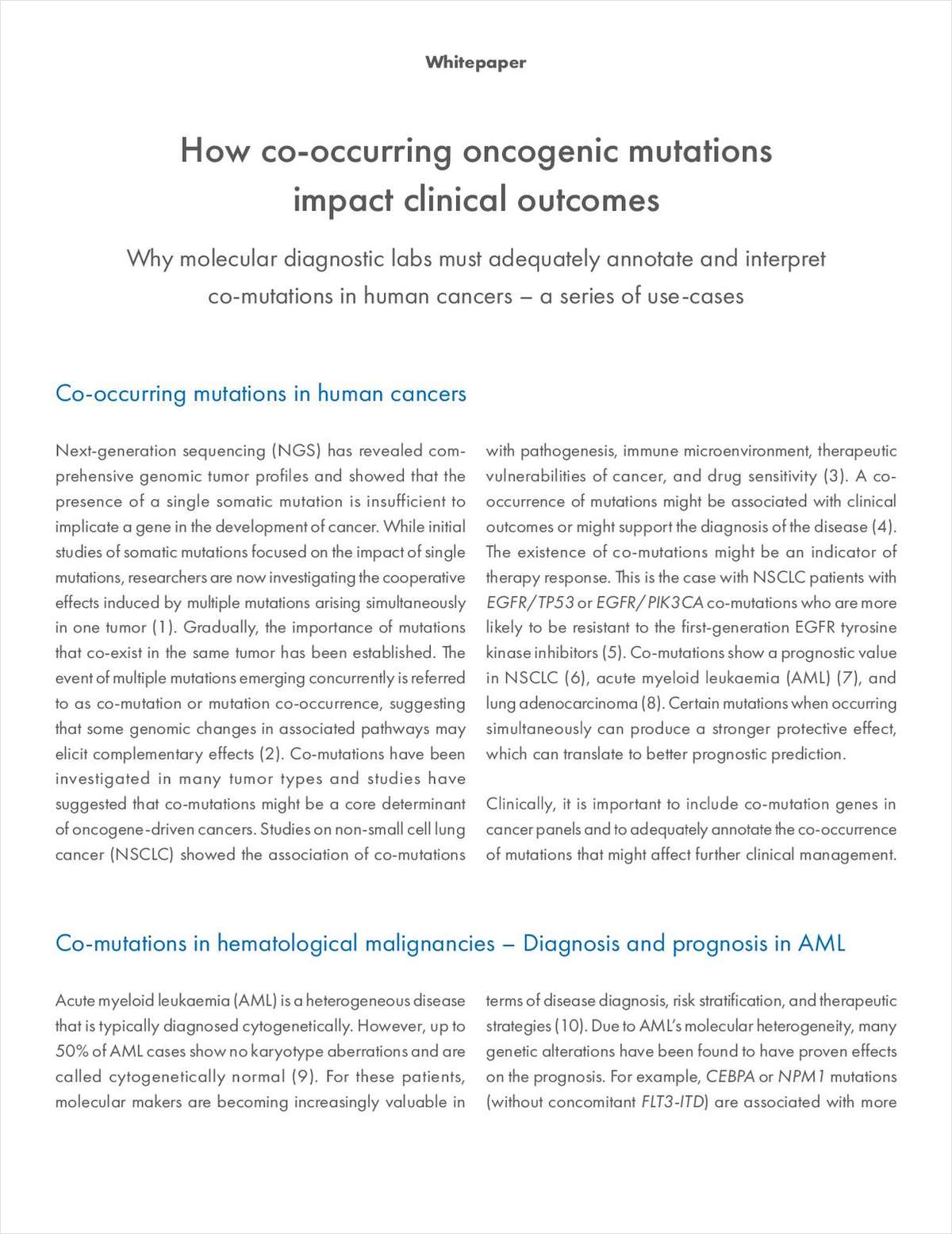 How Co-Occurring Oncogenic Mutations Impact Clinical Outcomes