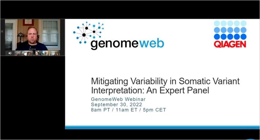 Mitigating Variability in Somatic Variant Interpretation: An Expert Panel