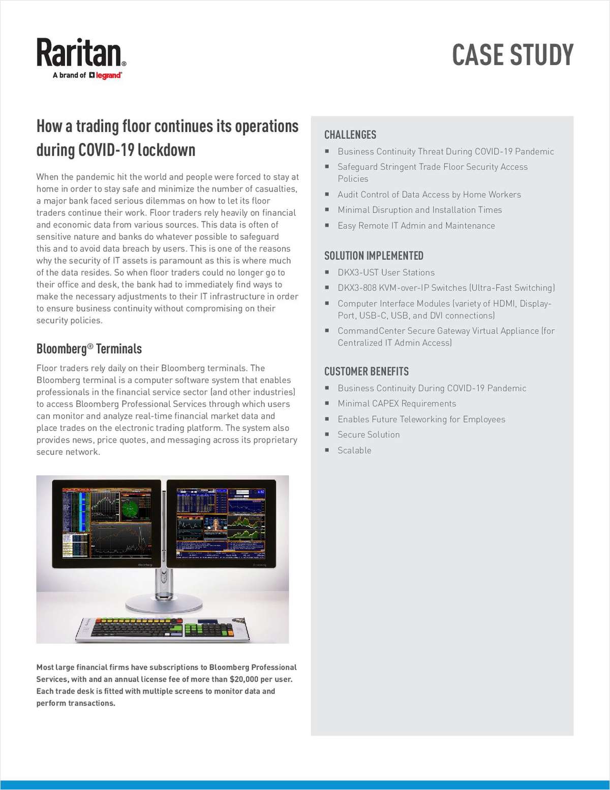 How a trading floor continues its operations  during COVID-19 lockdown