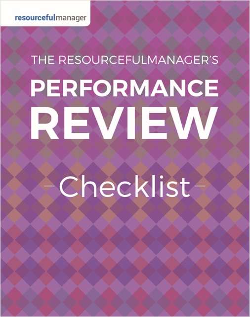 Performance Review Checklist from ResourcefulManager