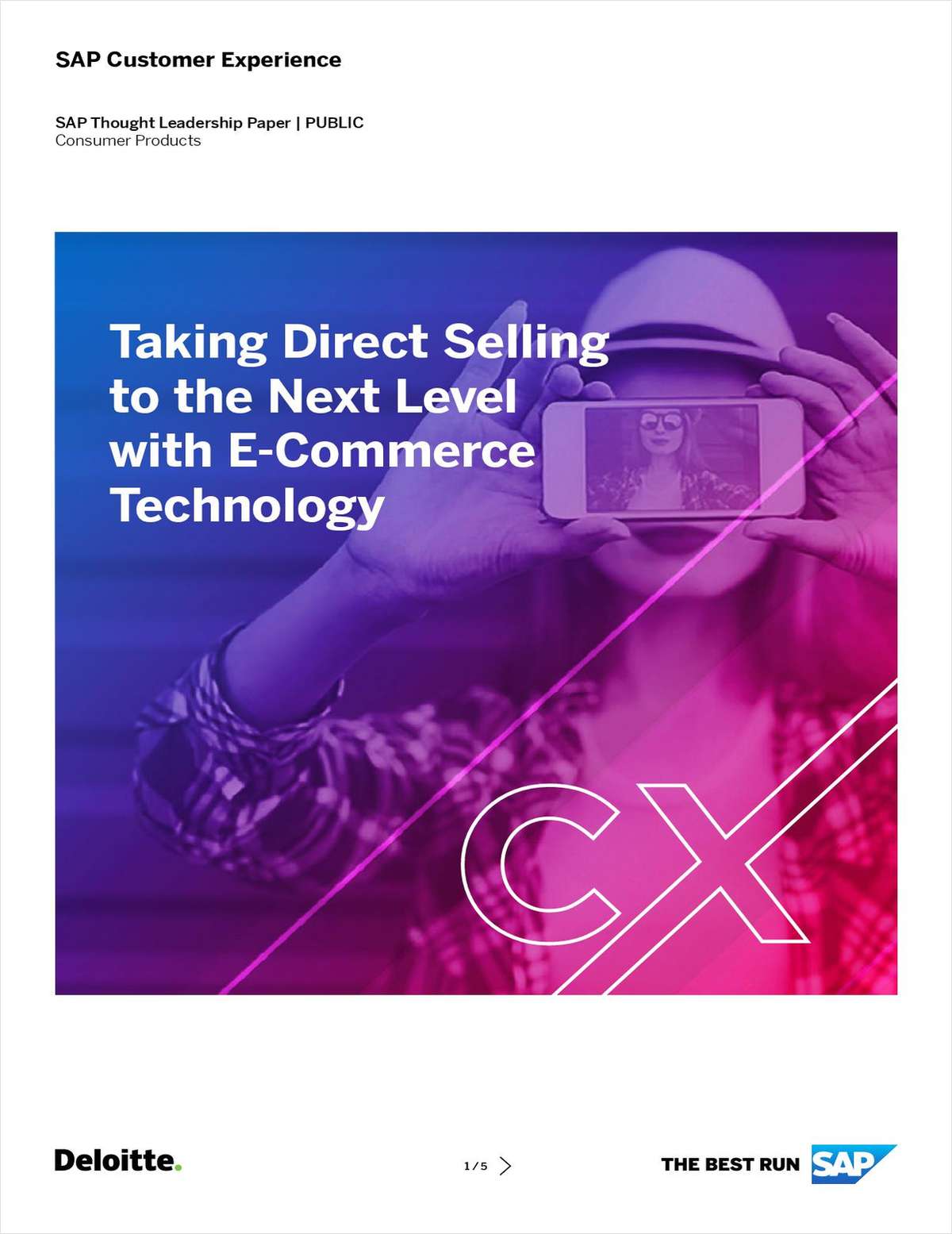 Deloitte: Taking Direct Selling to the Next Level with E-Commerce Technology