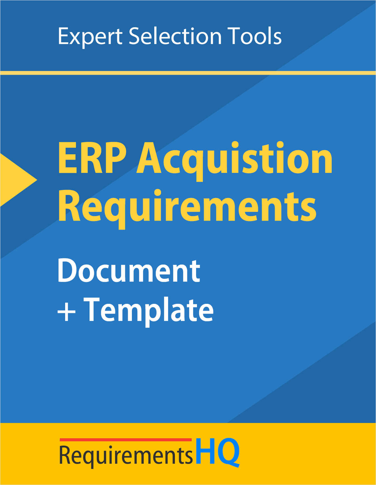 New ERP Acquisition Requirements Document & Template