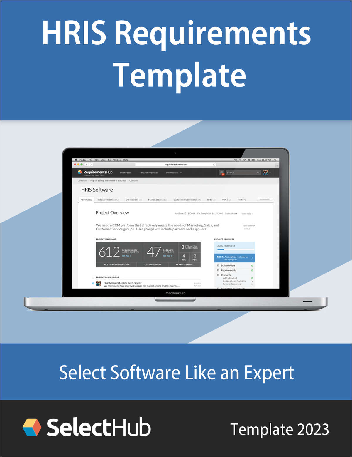 HRIS System Requirements Template for 2023