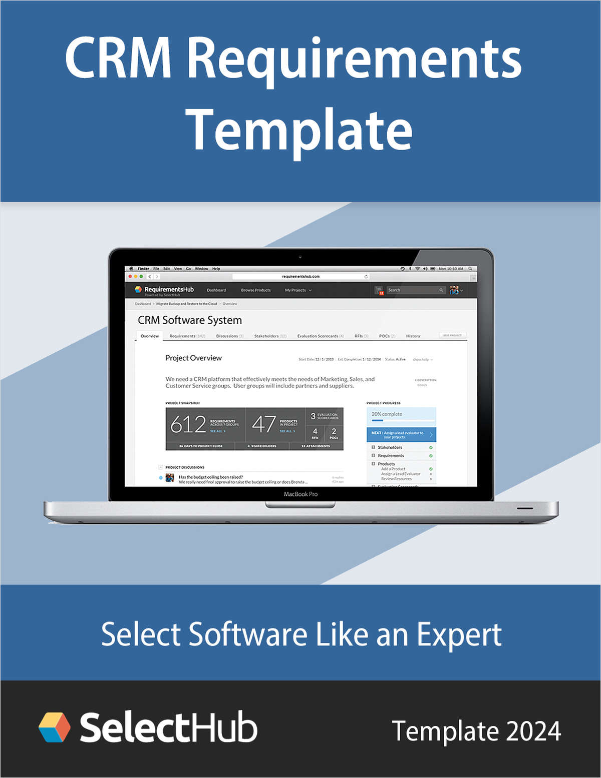 CRM Software Requirements Template for 2024