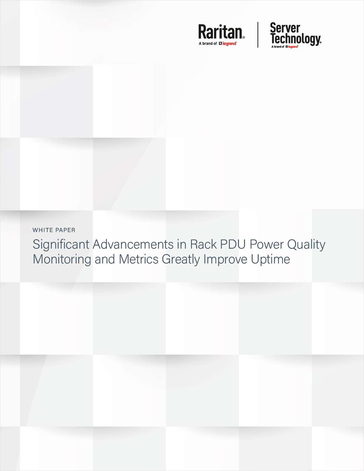 Significant Advancements in Rack PDU Power Quality Monitoring and Metrics Greatly Improve Uptime