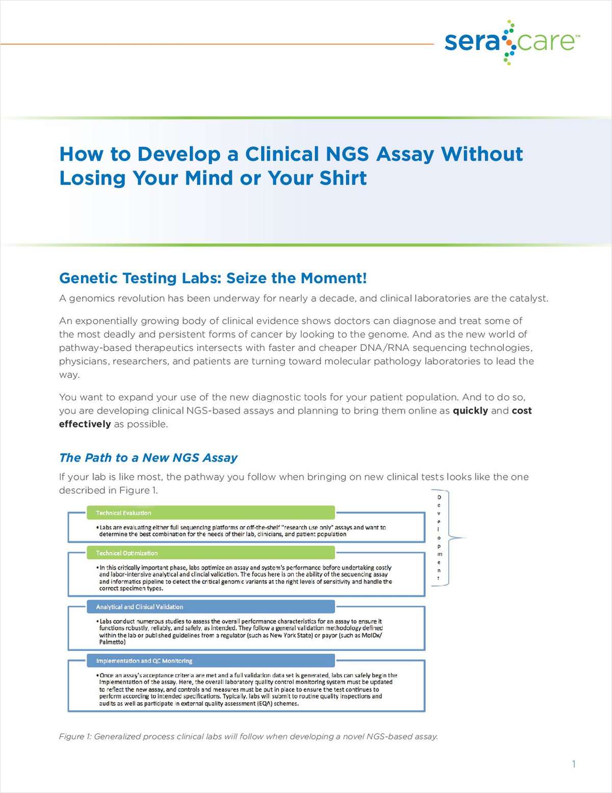 How to Develop a Clinical NGS Assay Without Losing Your Mind or Your Shirt