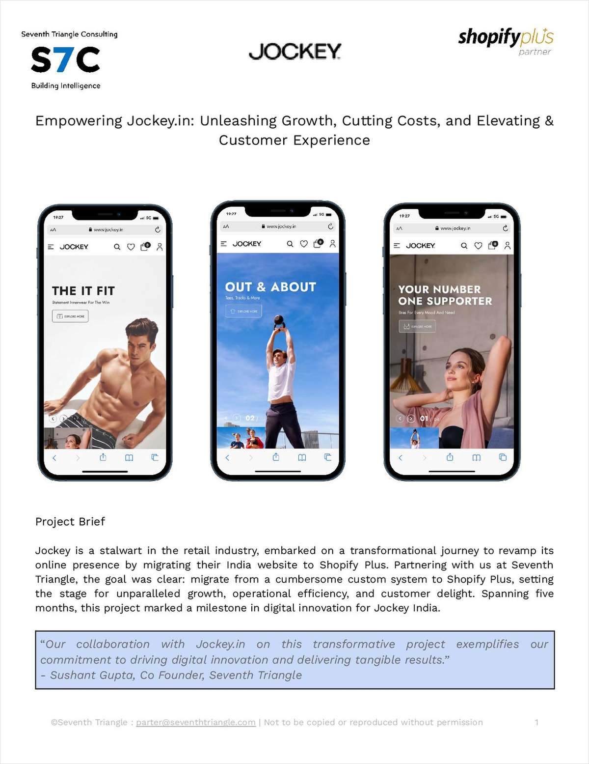 Empowering Jockey.in: Unleashing Growth, Cutting Costs, and Elevating Customer Experience
