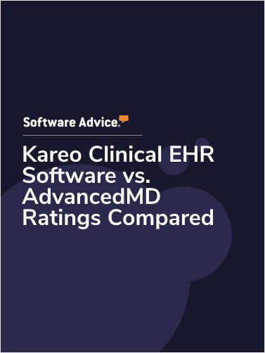 Kareo Clinical EHR Software vs. AdvancedMD Ratings Compared