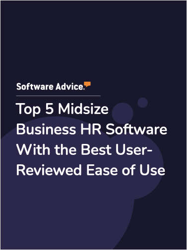 Top 5 Midsize Business HR Software With the Best User-Reviewed Ease of Use