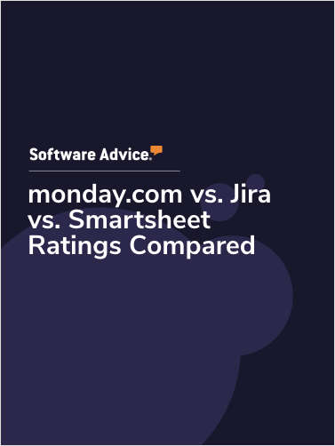 monday.com vs. Jira vs. Smartsheet Ratings Compared