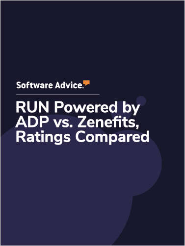 RUN Powered by ADP vs. Zenefits Ratings, Compared