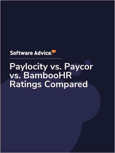 Paylocity vs. Paycor vs. BambooHR Ratings Compared
