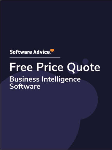 What does business intelligence software cost? Get a free price quote
