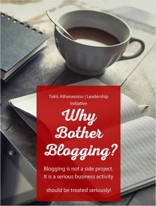 Why Bother Blogging?
