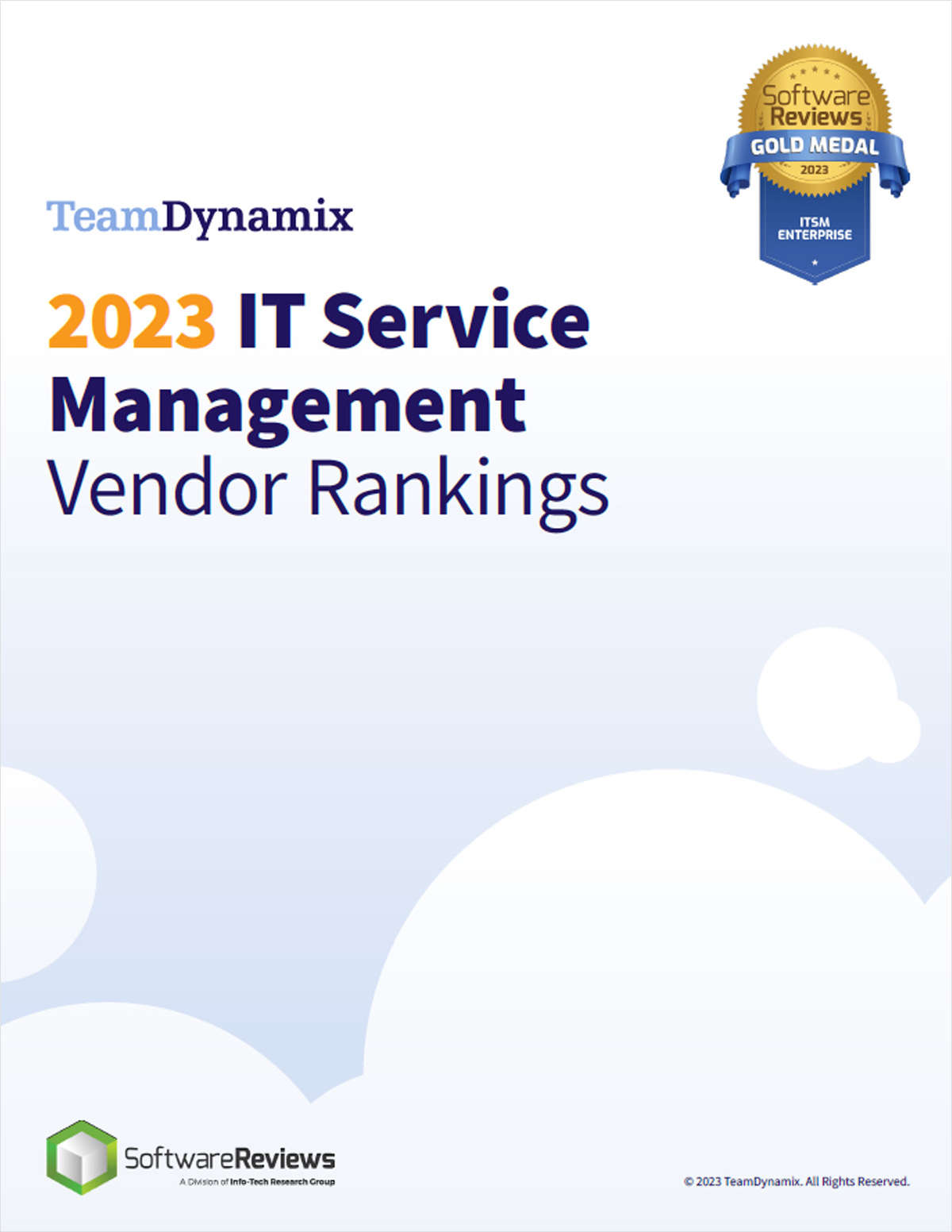 Info-Tech ITSM Vendor Rankings