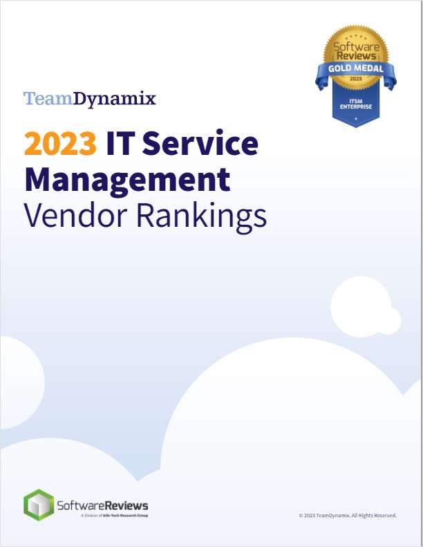 2023 IT Service Management Vendor Rankings