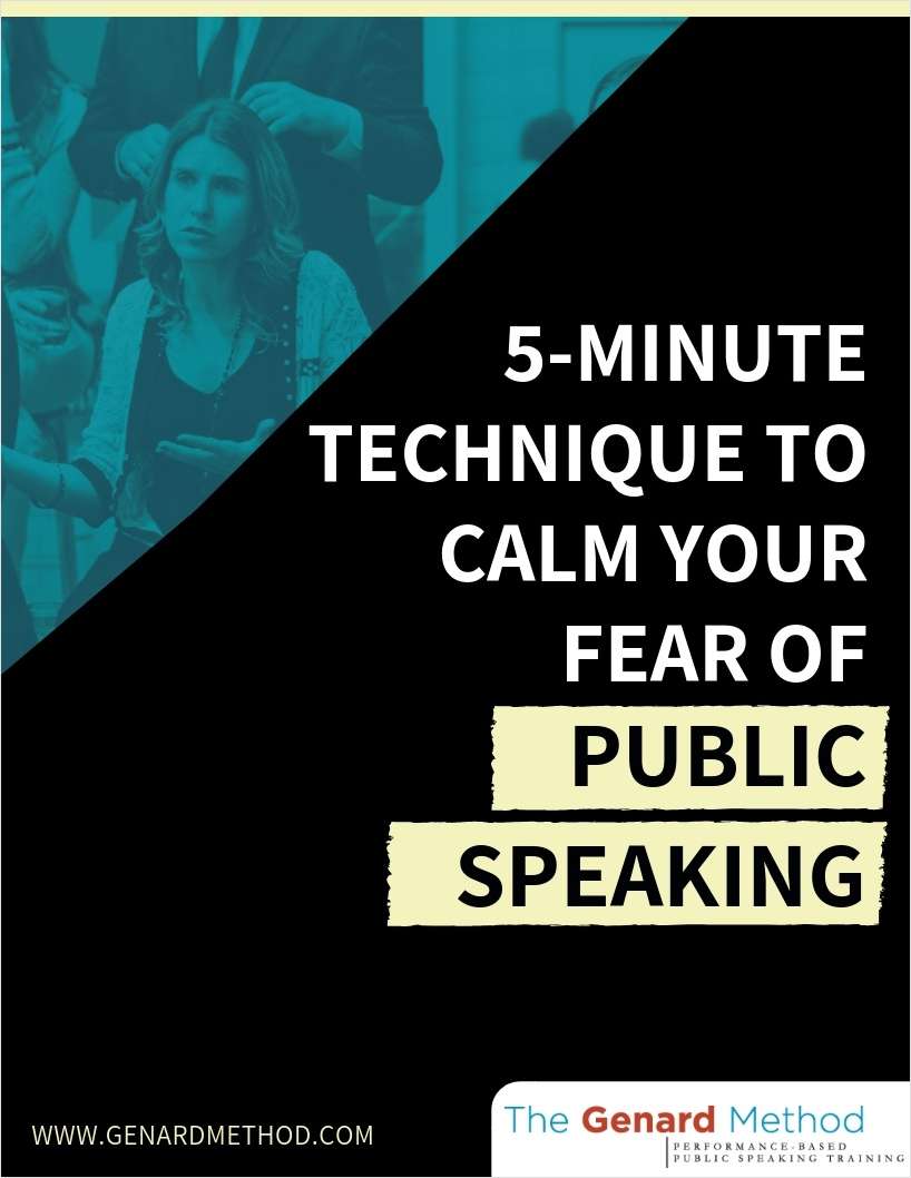 5-Minute Technique to Calm Your Fear of Public Speaking