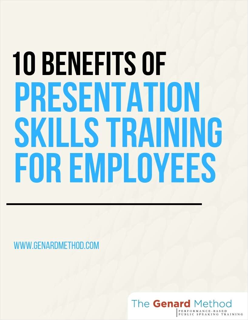 10 Benefits of Presentation Skills Training for Employees
