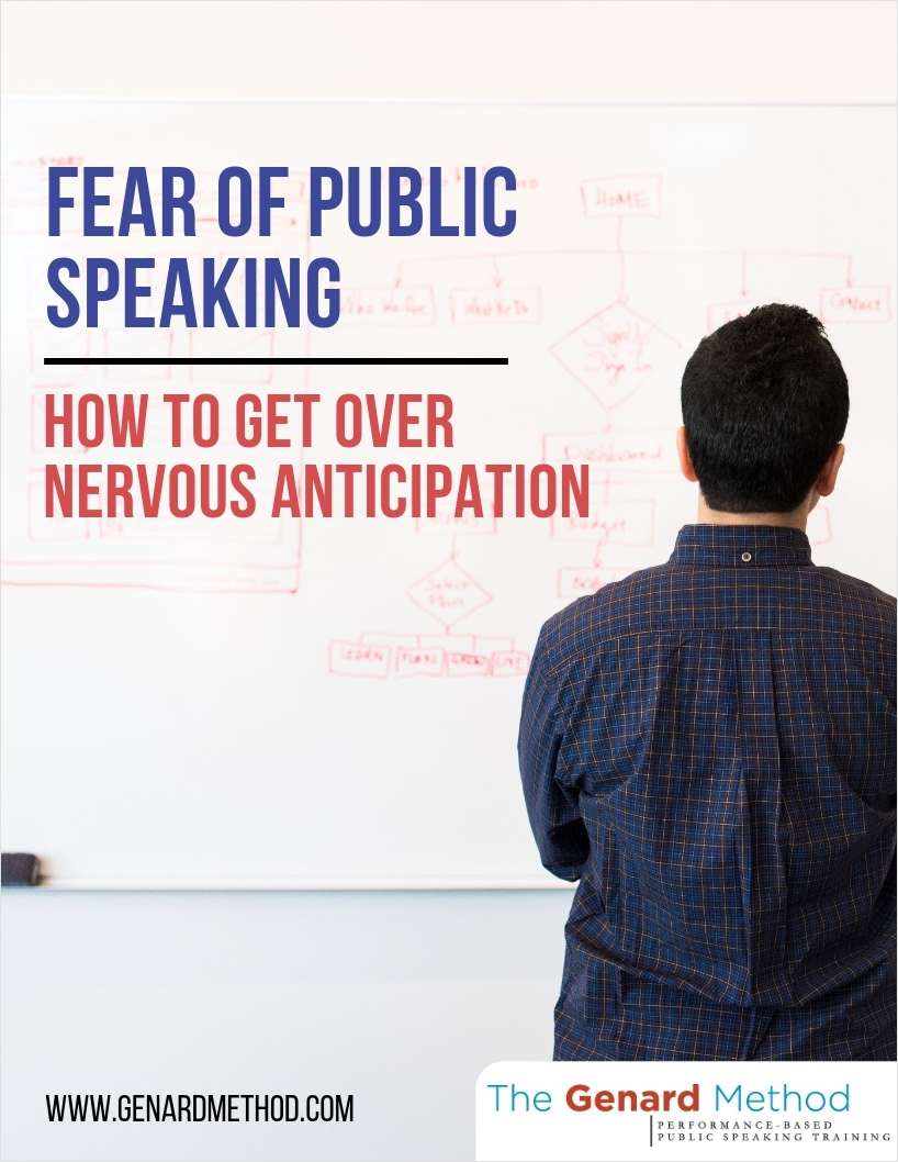 Fear of Public Speaking - How to Get Over Nervous Anticipation