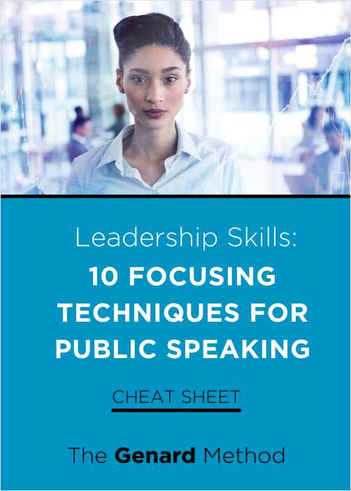 Leadership Skills: 10 Focusing Techniques for Public Speaking