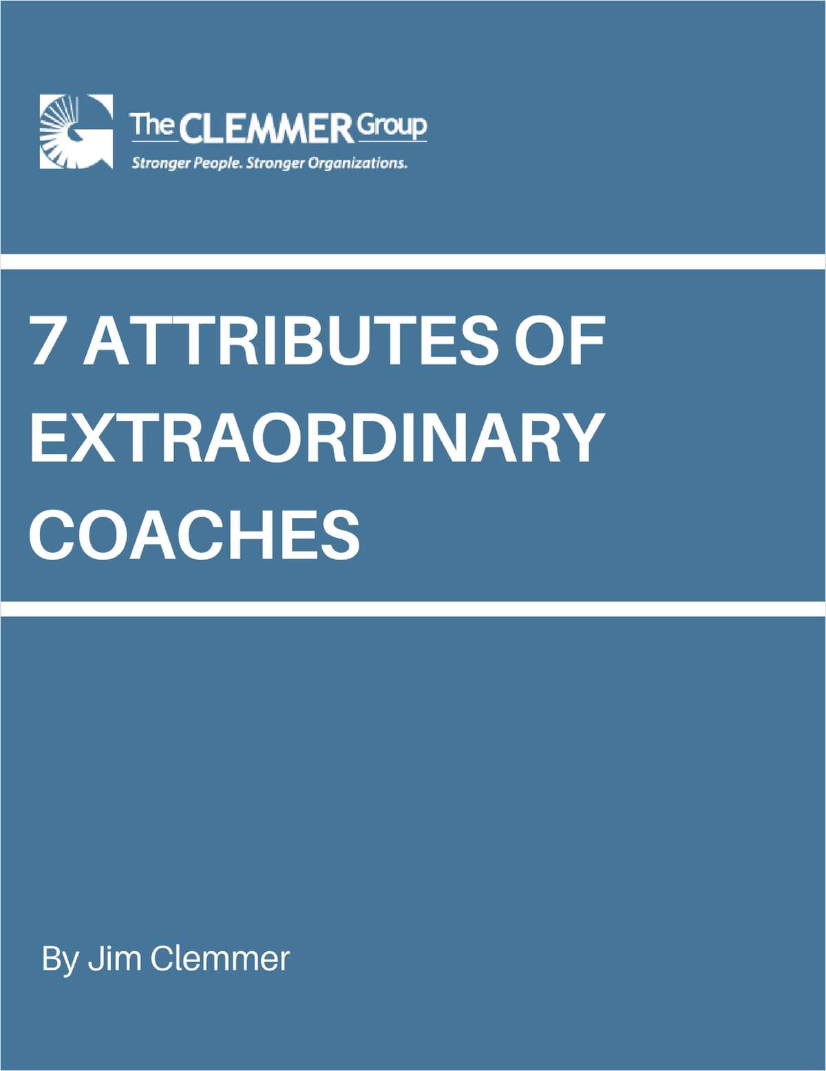 7 Attributes of Extraordinary Coaches