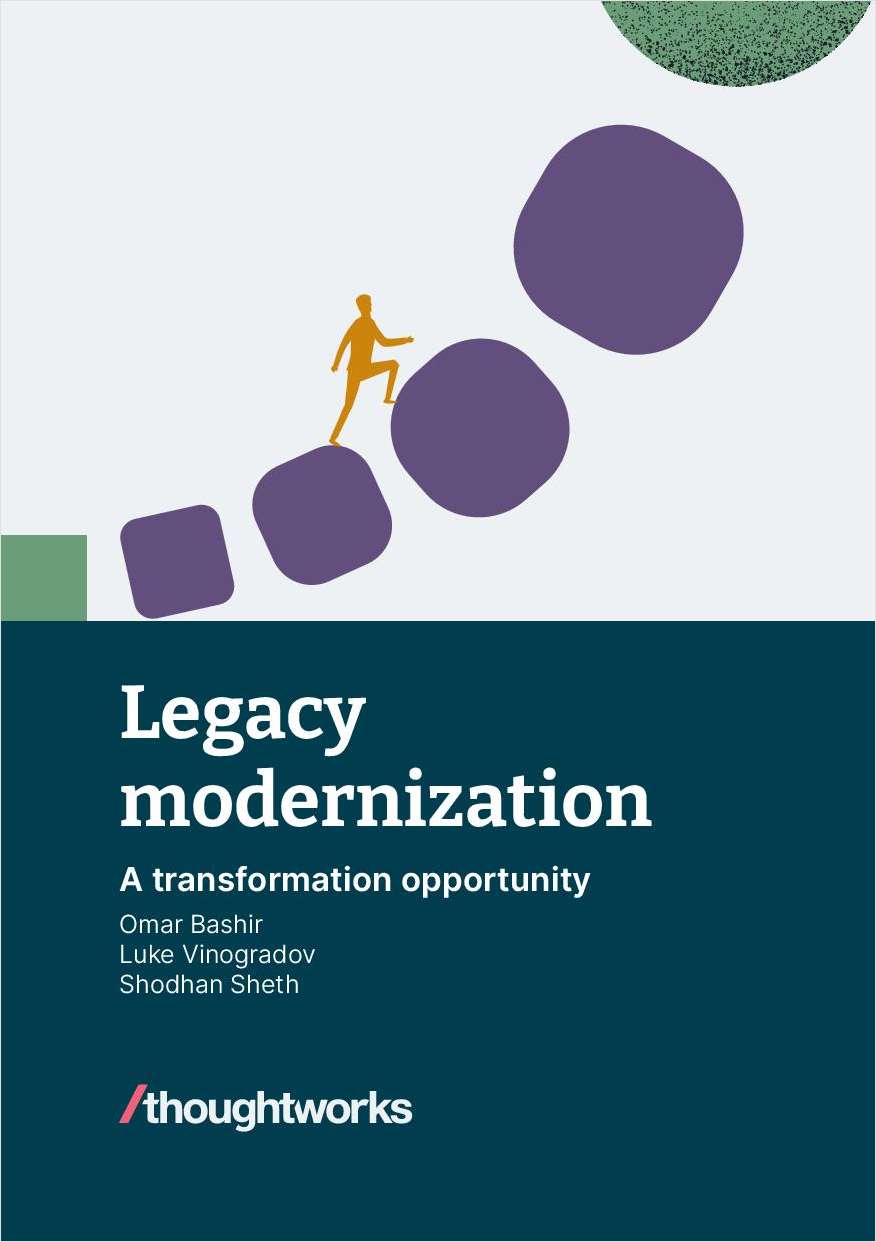 Transform your business: Legacy modernization - A transformation opportunity