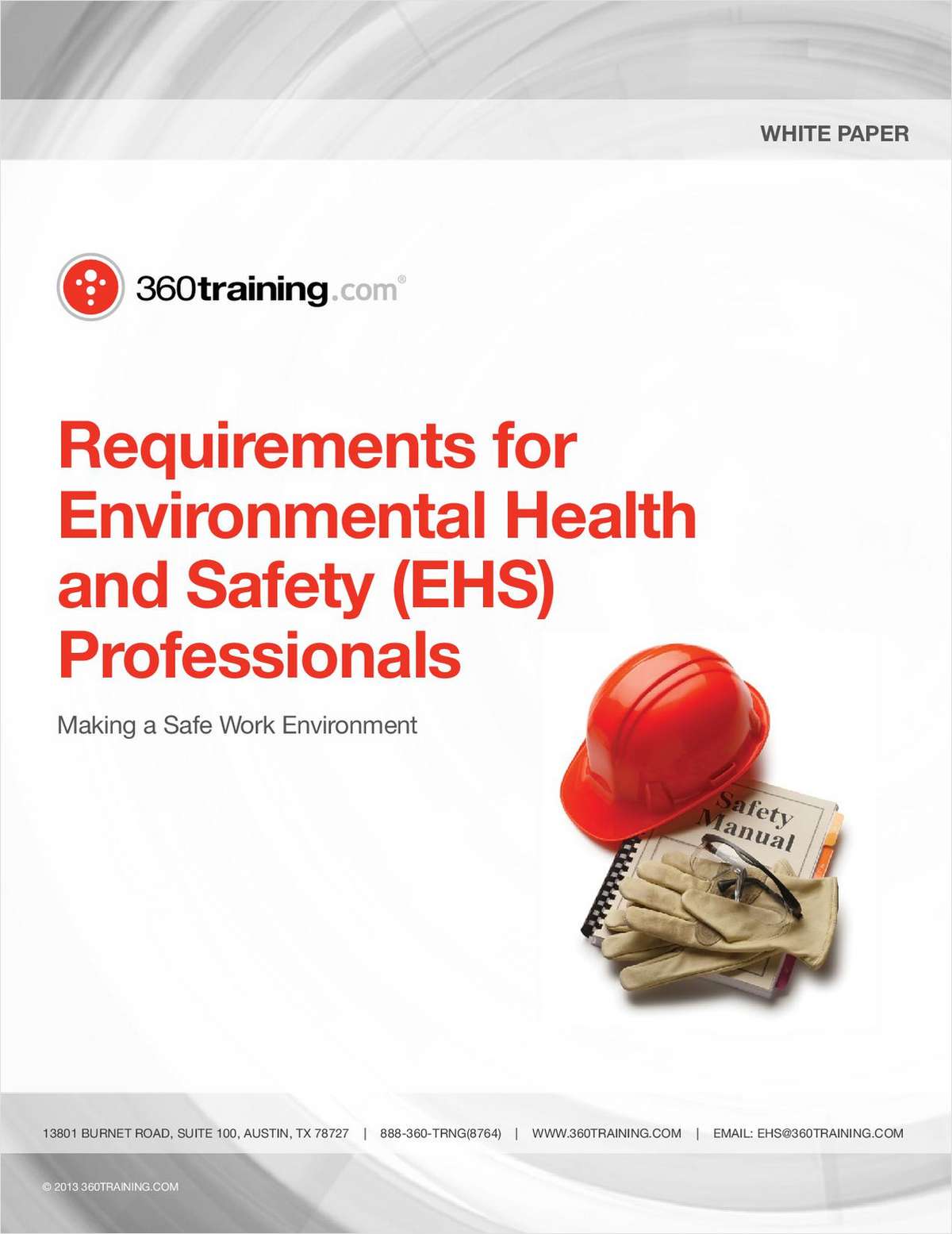 Environmental Health And Safety Requirements