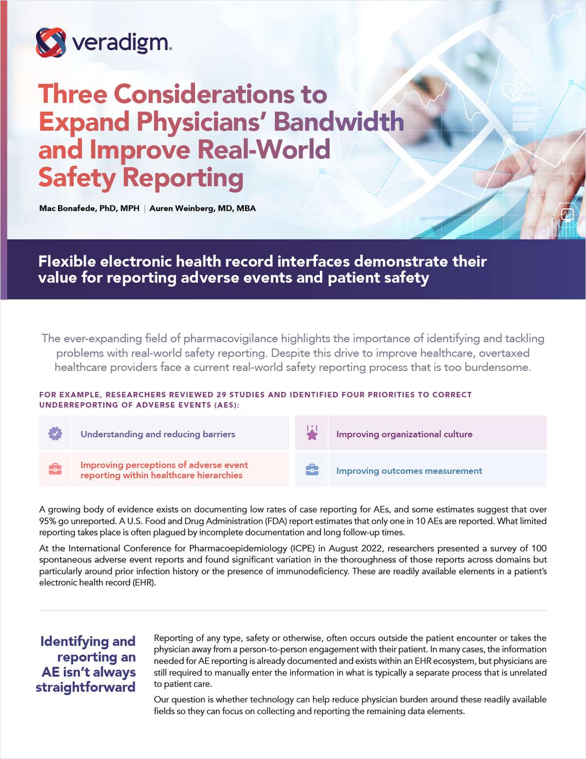 Three Considerations to  Expand Physicians' Bandwidth and Improve Real-World Safety Reporting