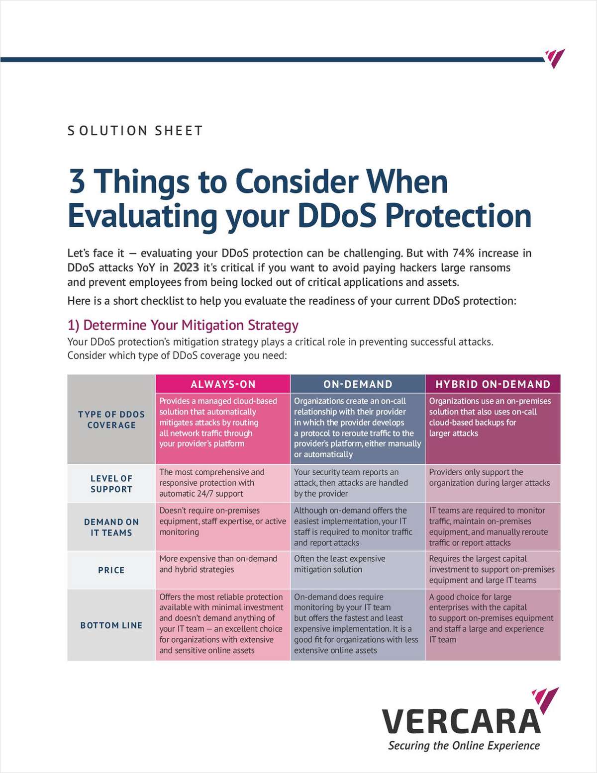 3 Things to Consider When Evaluating DDoS Protection