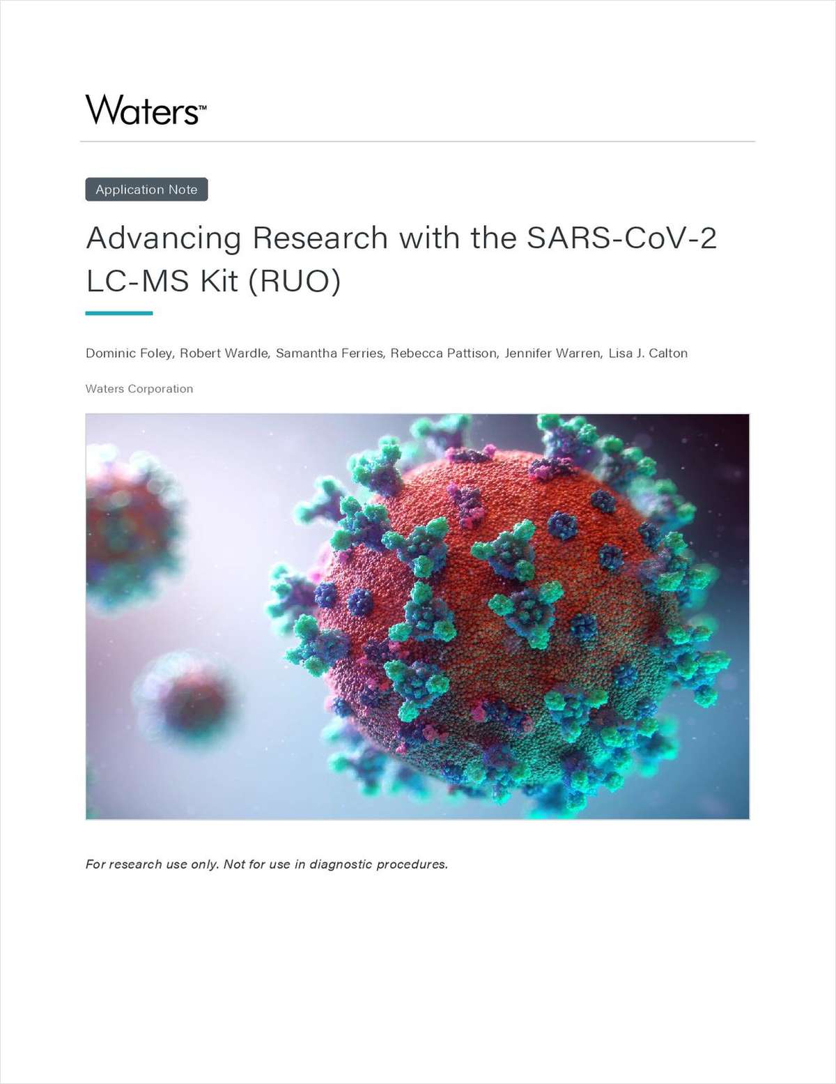 Advancing Research with the SARS-CoV-2 LC-MS Kit (RUO)