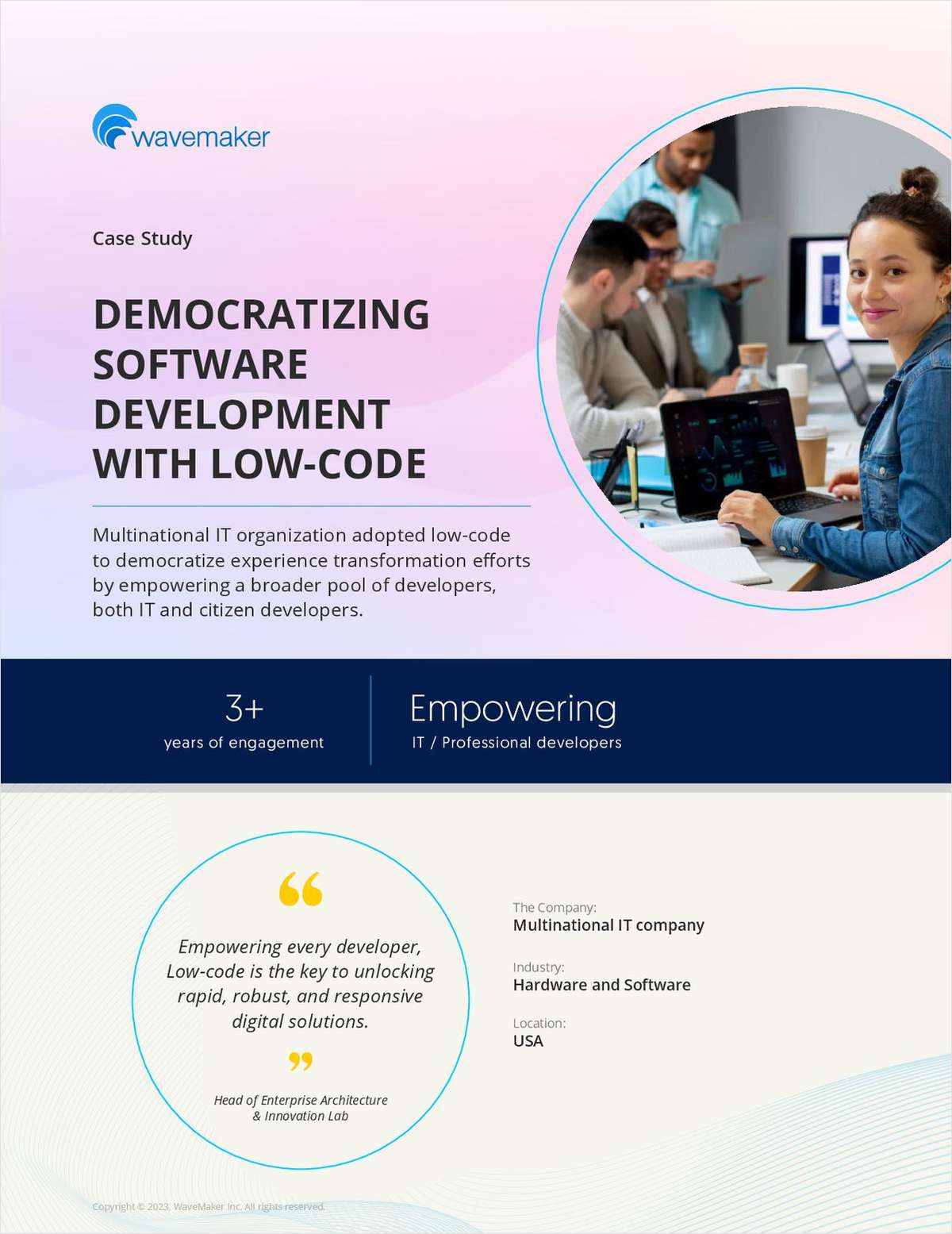 Democratizing Software Development with Low-Code