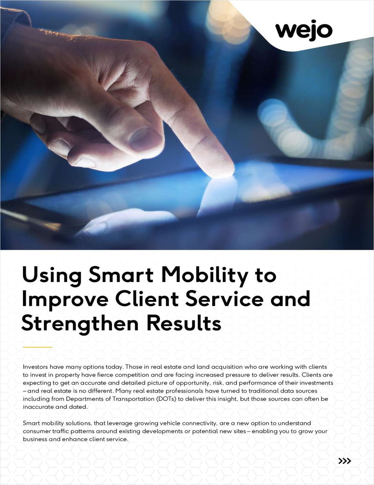 Real Estate: Using Smart Mobility to Improve Client Service and Strengthen Results