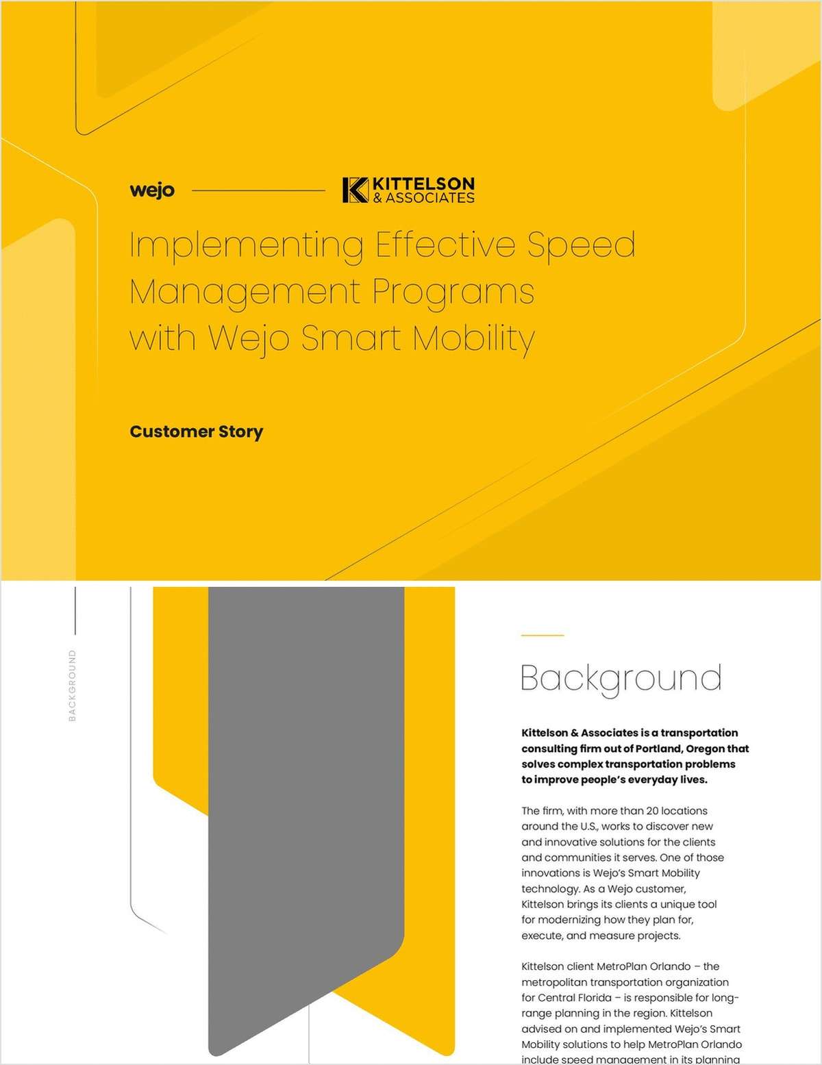 Implementing effective speed management programs: A Wejo Smart Mobility For Good™ customer story
