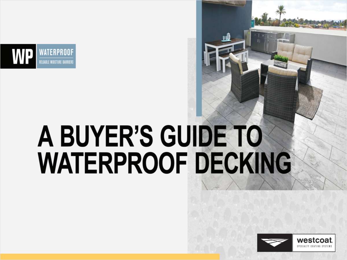 Buyer's Guide To Waterproof Decking