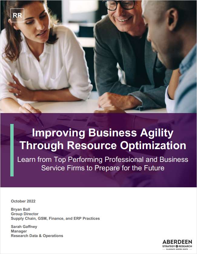Improving Business Agility Through Resource Optimization