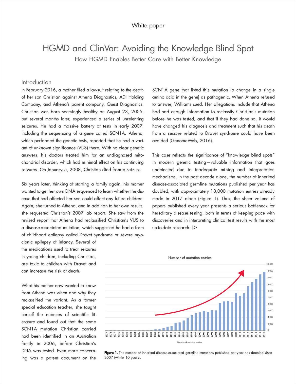 HGMD and ClinVar: Avoiding the Knowledge Blind Spot