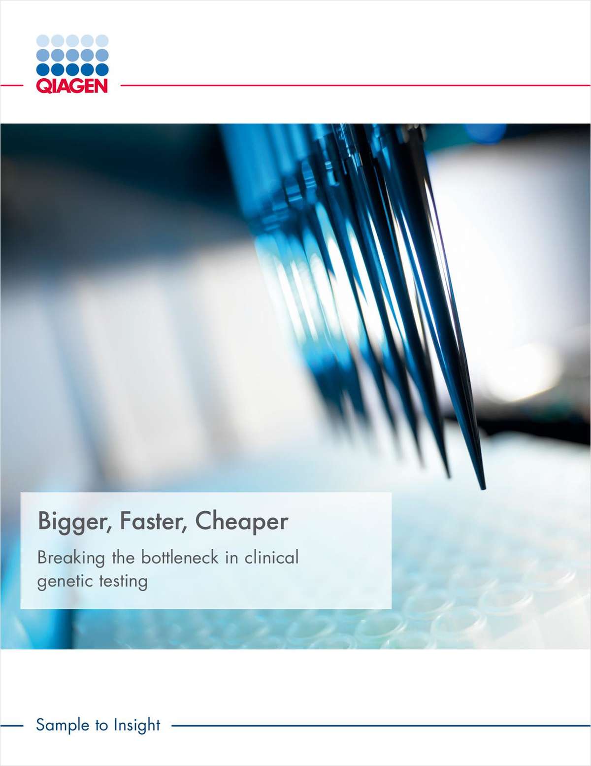 Bigger, Faster, Cheaper: Breaking the Bottleneck in Clinical Genetic Testing