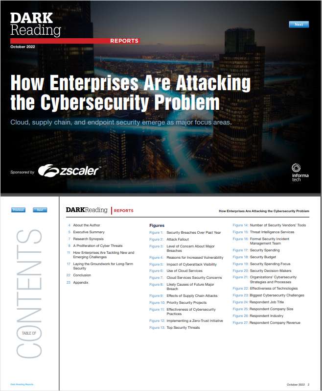 How Enterprises Are Attacking the Cybersecurity Problem Report